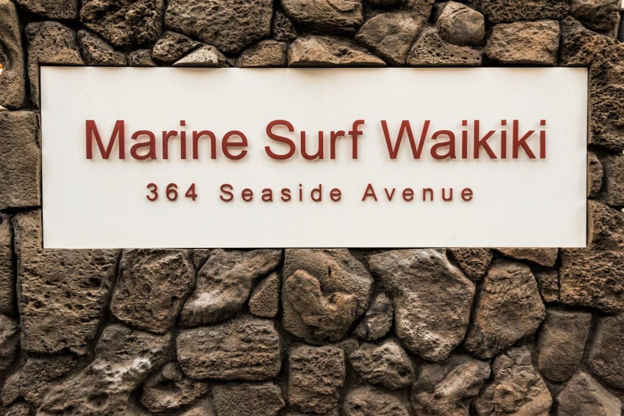 Waikiki Place Studios At The Marine Surf Waikiki Honolulu Eksteriør bilde